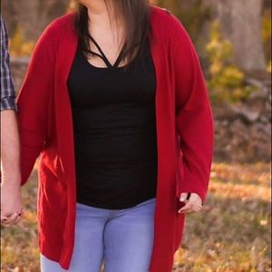 Red Torrid Cardigan